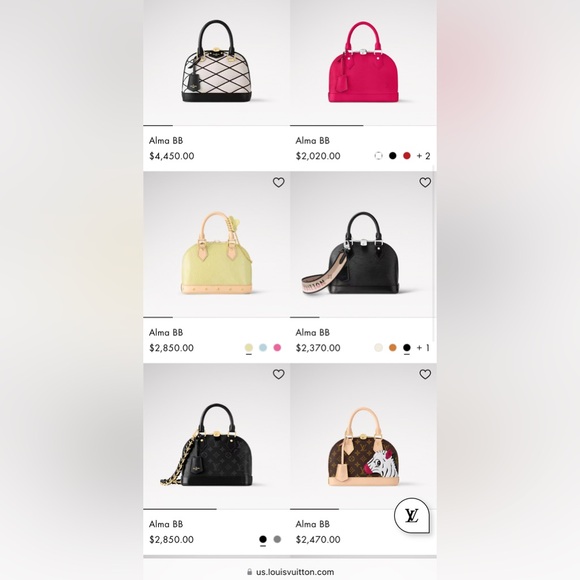 LOUIS VUITTON Vernis Alma BB Rose Ballerine Bag - Picture 15 of 15